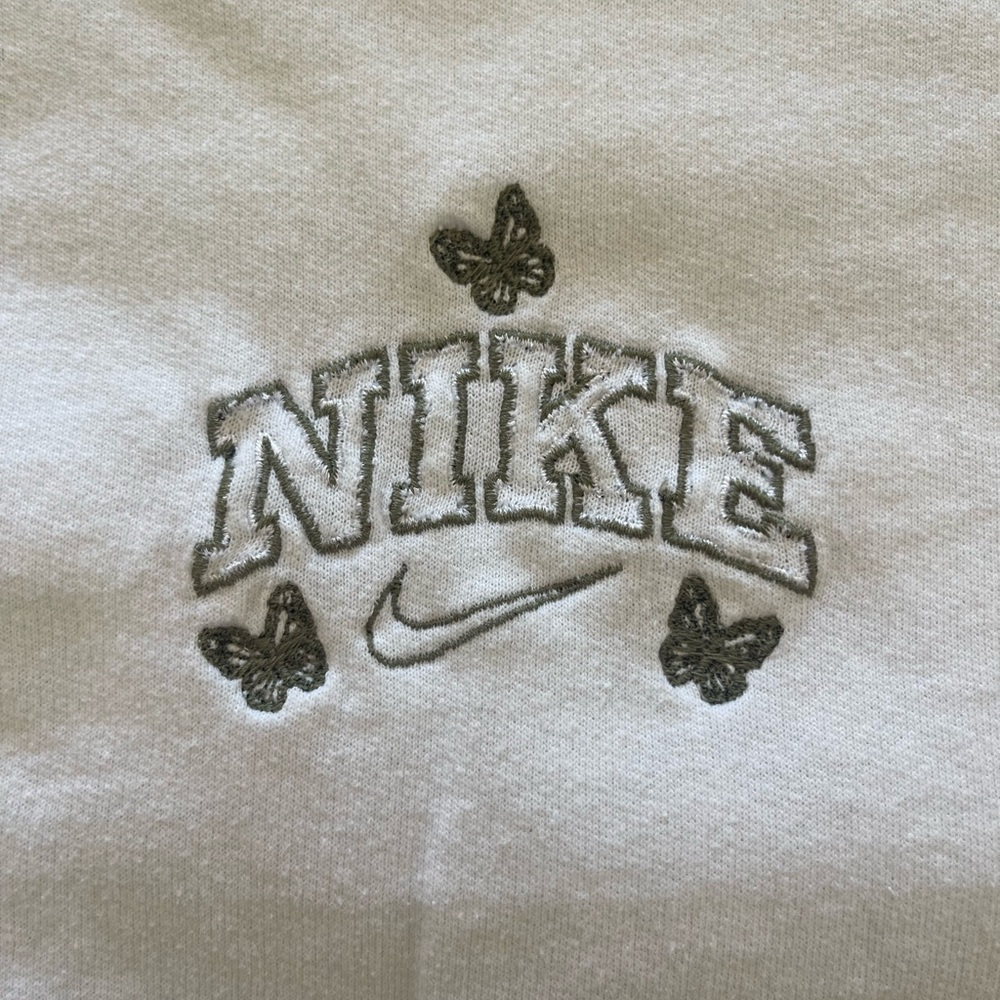 Nike crewneck with butterflies